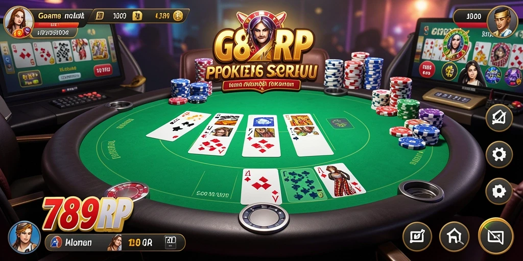 Tampilan gameplay Poker yang seru di 789RP.