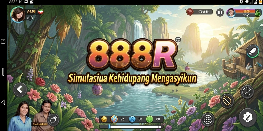 Gameplay menarik di 888R dengan simulasi kehidupan yang interaktif.