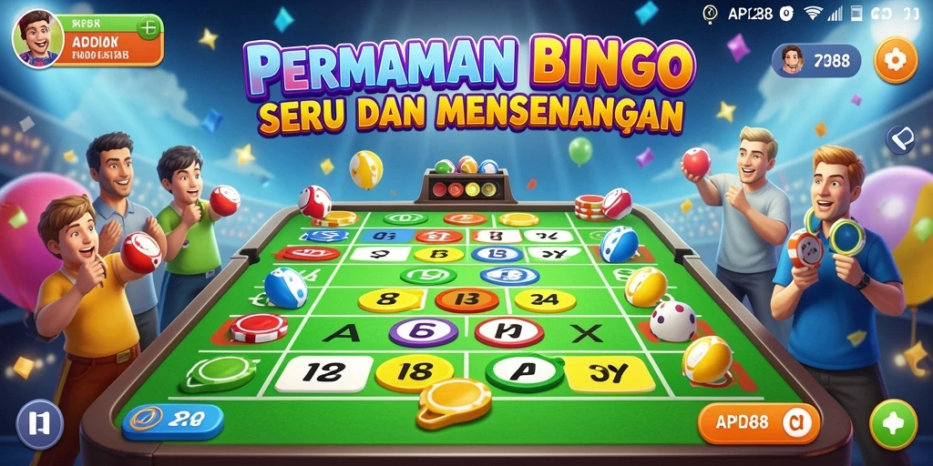 Tampilan gameplay seru dari API288 dengan lingkungan Bingo yang interaktif.