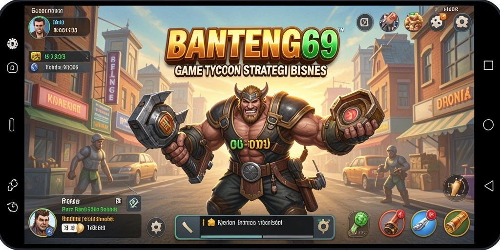 Screenshot menunjukkan gameplay seru dari BANTENG69 Tycoon.