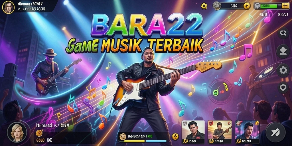 Tampilan gameplay BARA22 yang menarik dan penuh warna.