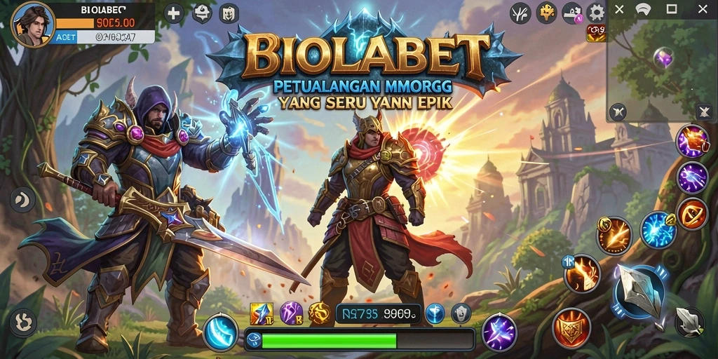 Tampilan gameplay seru dan mendebarkan di dunia BIOLABET.