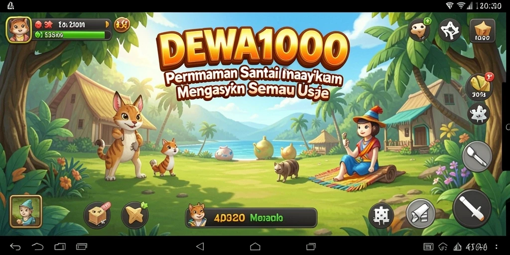 Tampilan gameplay DEWA1000 yang seru dan interaktif.