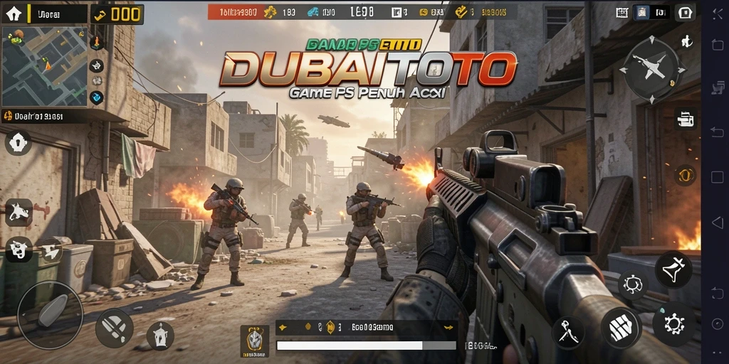 Tampilan gameplay DUBAITOTO yang mendebarkan dan penuh aksi.