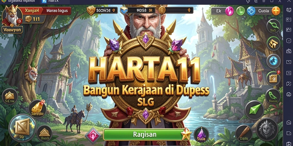 Tampilan menarik dari gameplay HARTA11 yang memukau.