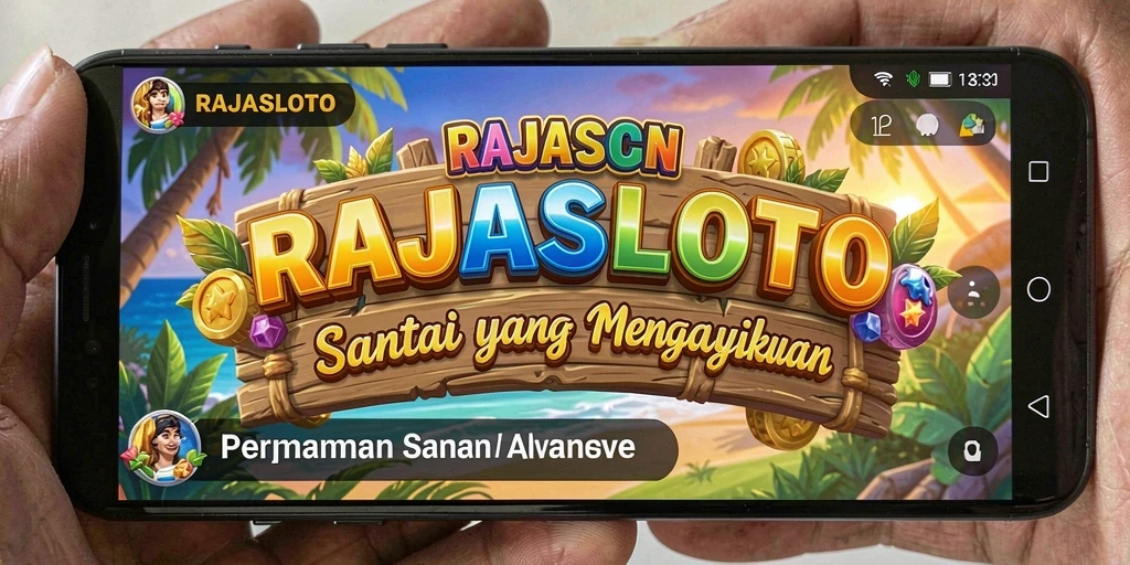 Tangkapan layar utama RAJASLOTO menampilkan gameplay yang menarik.