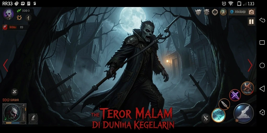 Tangkapan layar dari gameplay menakutkan RR33 yang penuh ketegangan.