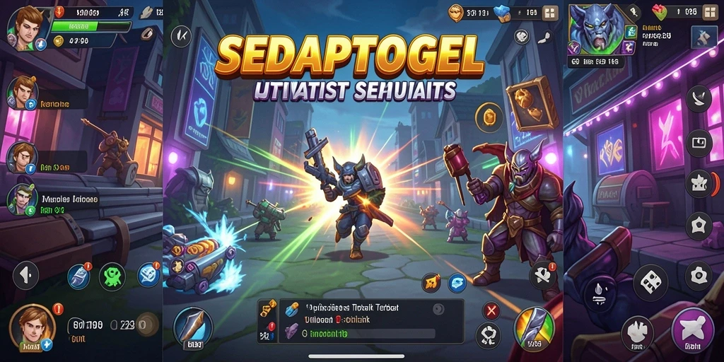 Tampilan utama aplikasi SEDAPTOGEL dengan fitur utilitas yang lengkap.