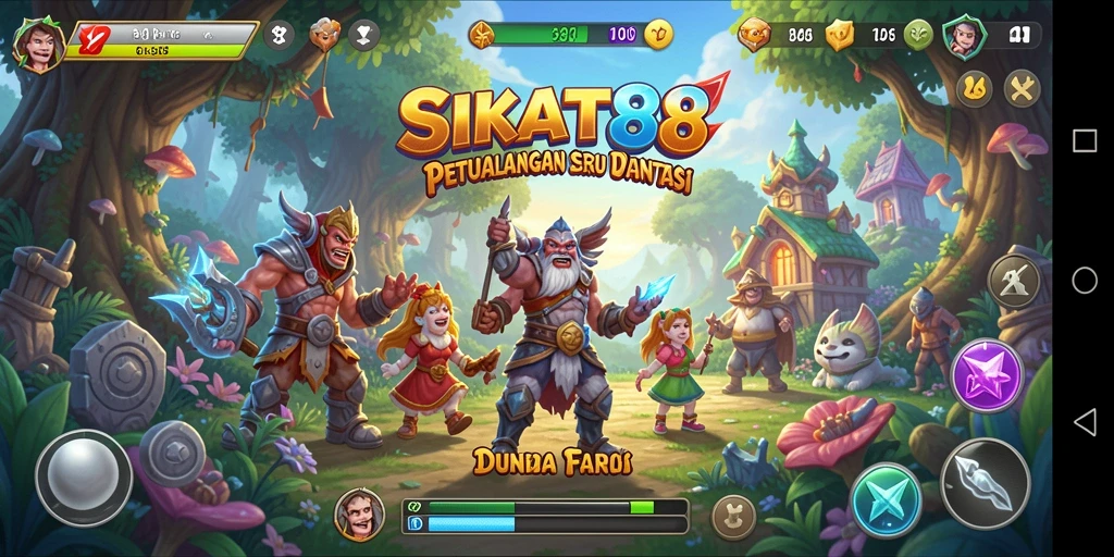 Gameplay SIKAT88 yang seru dan menantang di dunia petualangan.