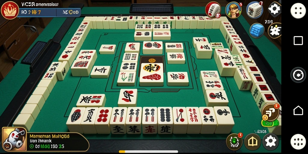 Tampilan gameplay seru dan menantang di VC55 Mahjong.